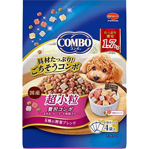 コンボ ドッグ【たっぷり具材】 【国産】 【小分包装】 超小粒1.7kg ブルー | 