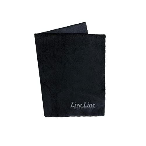 LiveLine ライブライン 高品質ワイピングクロス ブラック LWC1800BK | 