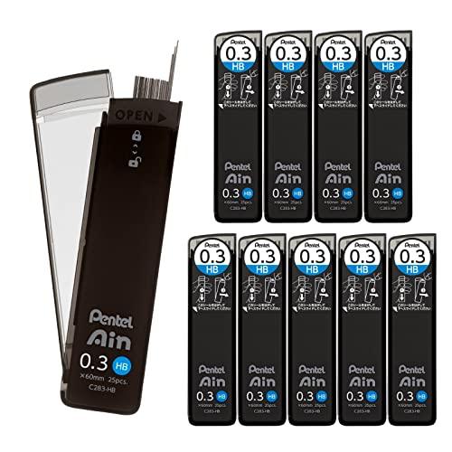 ぺんてる シャープ芯 ぺんてるアイン 0.3mm HB 10個 C283-HB | 