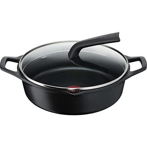 ティファール(T-fal)両手鍋 すき焼き 28cm IH ガス火対応 鋳鍋