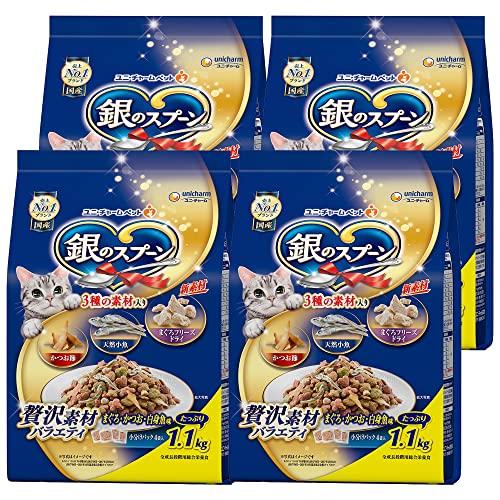 銀のスプーン キャットフード ドライ 贅沢素材バラエティ まぐろ