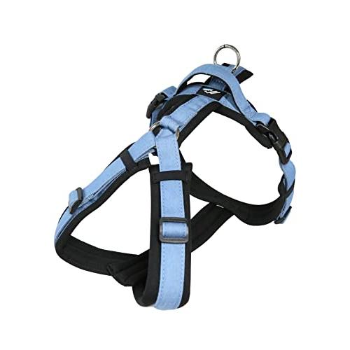Hakusan ゼロハーネス 負担軽減 犬用ハーネス サイズ調整可 簡単着脱 夜間反射材 軽量 通気 ハンドル付き ネームプレート S サイズ | 