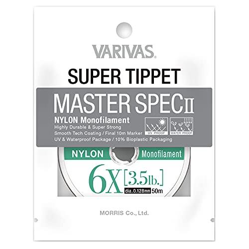 VARIVAS(バリバス) スーパーティペット マスタースペックII ナイロン 6X 50m 3.5LB ナチュラル | 