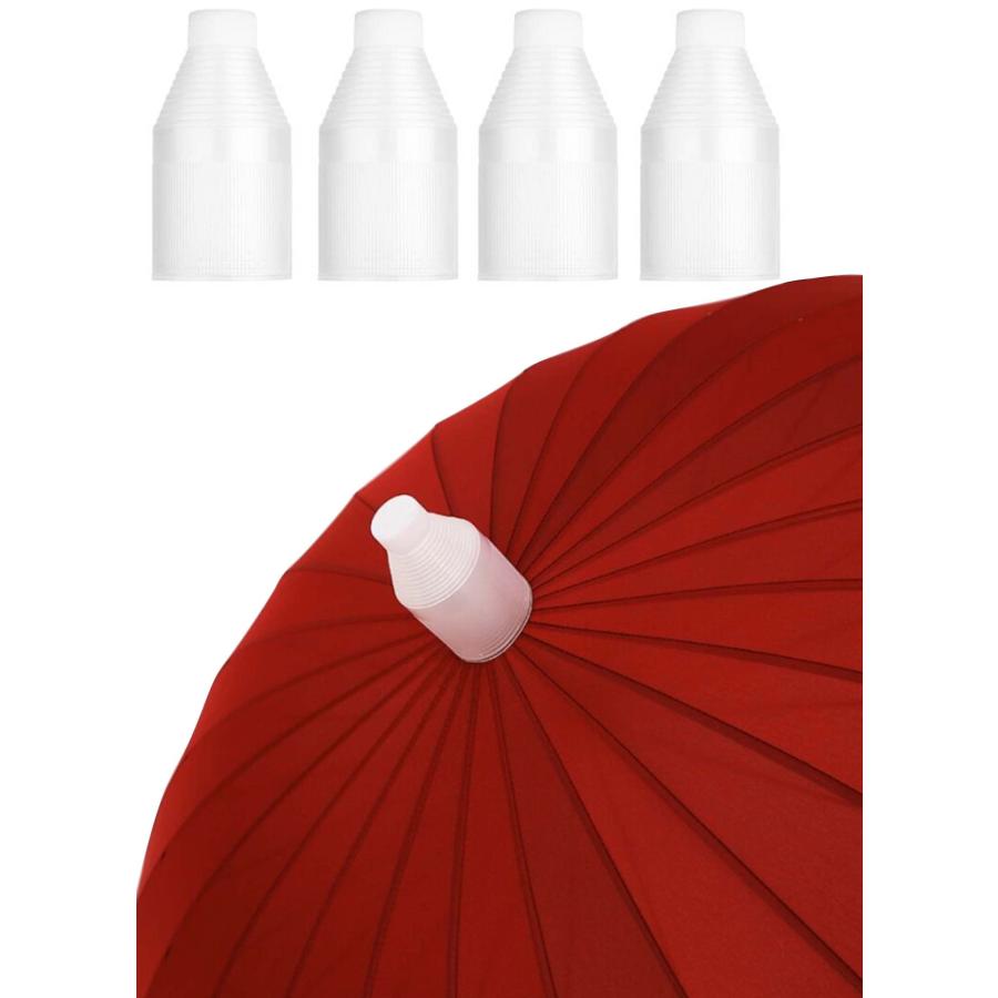 傘カバー 長傘用 伸縮 傘ケース 車用 傘ホルダー 4個入 透明PVC 万能カバー 折り畳み式 スッキリ収納 傘収納 車載用傘入れ 軽量 梅雨対 | 