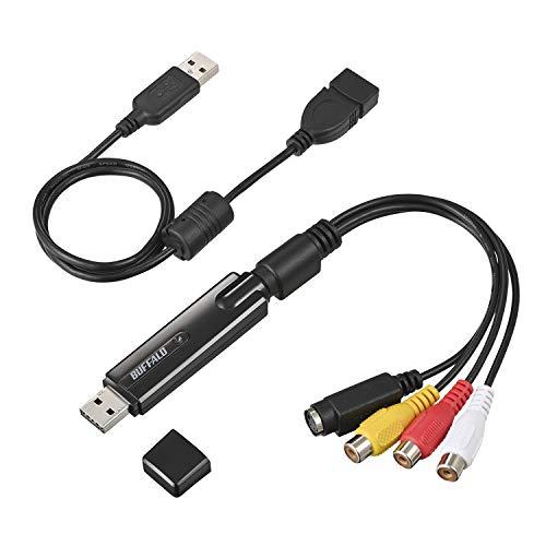 バッファロー ビデオ VHS 8mm ダビング パソコン取り込み 編集 DVD作成 USB2.0 アナログ ビデオキャプチャー PC-SDVD/ | 