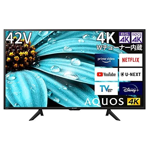 【美品】42型　4K　シャープ/アクオス　4T-C42EJ1　2024年製 シャープ 42V型 4K 液晶 テレビ AQUOS 4T-C42EJ1 Google TV Dolby