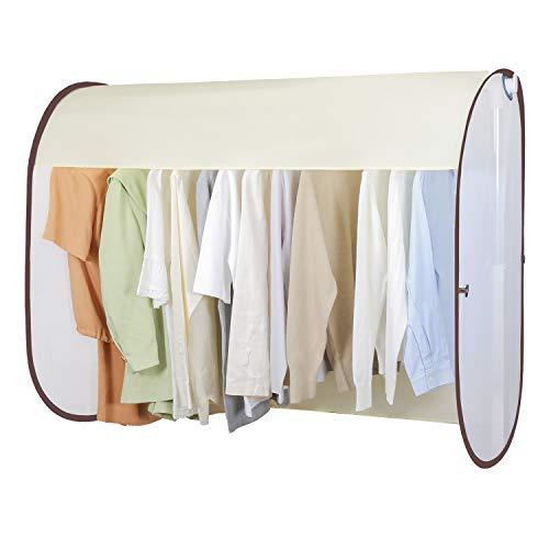 アストロ 衣類カバー ライトベージュ 洗濯物カバー ハンガーラックカバー 目隠しカバー 折りたたみ 711-38 | 