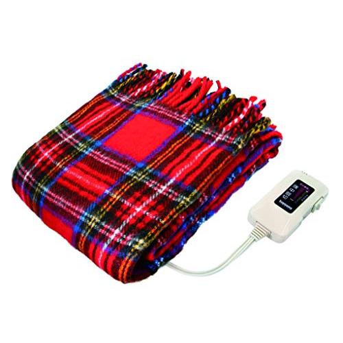 椙山紡織 電気ひざ掛け毛布 洗える 日本製 140×82cm レッド NA-055H-RT | 