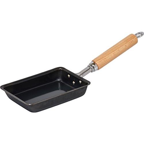 和平フレイズ 鉄黒皮 玉子焼き器 9×14cm 日本製 IH・ガス対応 お弁当 卵1個で玉子焼 厳選素材 GR-9744 | 