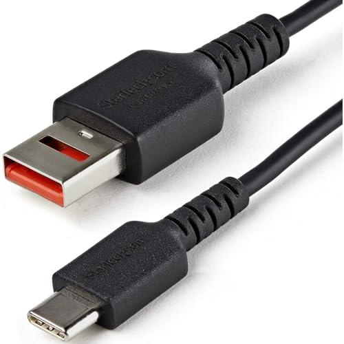 StarTech.com USBケーブル/データブロック/AーC/1m/充電専用/12W/フ | 