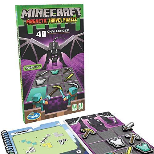 ThinkFun 「マインクラフト・マグネティック・トラベル・パズル」31521 日本語説明書付 8歳〜 シンクファン | 
