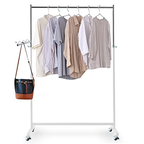 【人気商品】アイリスプラザ ハンガーラック シングル 耐荷重80kg ホワイト アイリスプラザ ハンガーラック シングル 耐荷重80kg ホワイト 幅110