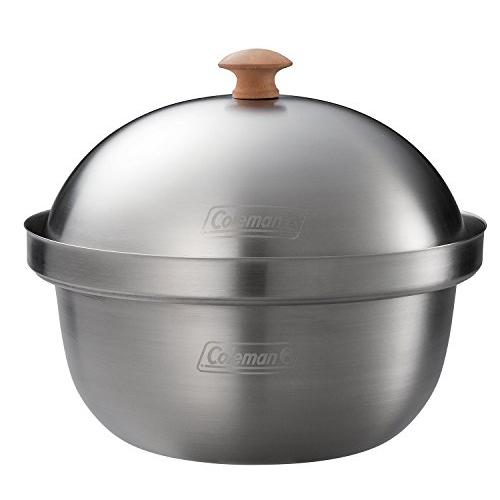 コールマン(Coleman) スモーカー コンパクトスモーカー ウッドチップ シルバー 約直径23.5×20.5(h)cm 2000031269 | 