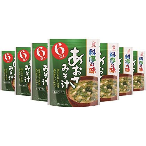 【国産あおさ使用】 マルコメ お徳用 料亭の味 あおさ 即席味噌汁 6食×7袋 | 