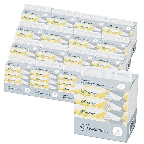 20個セット】アイリスプラザ ティッシュ ソフトパック 日本製 300枚