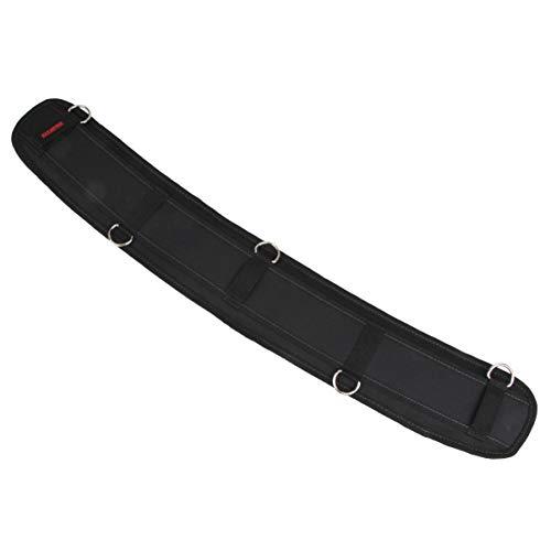 E-Value フィットサポートベルト 低反発ウレタン EFS-BK 長さ800mm ブラック D環付き | 