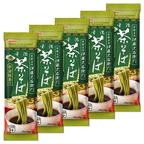 日清製粉ウェルナ 伊藤久右衛門 宇治 茶そば 200g ×5個 | 