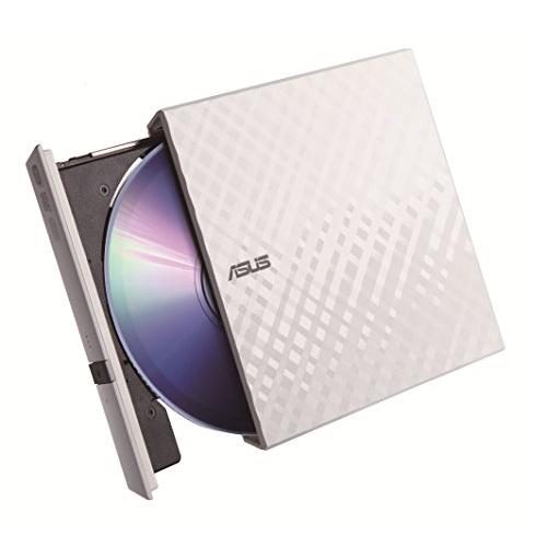 (未使用･未開封品)ASUS外付けDVDドライブ 軽量薄型/M-DISC/バスパワー/Win&Mac/USB2.0(USB3.0搭載PCでも利用可)/書込みソフト付属/ホワイト SDRW-08D2S-U LITE/WHT ASUS外付けDVDドライブ 軽量薄型/M-DISC/バスパワー/Win&Mac