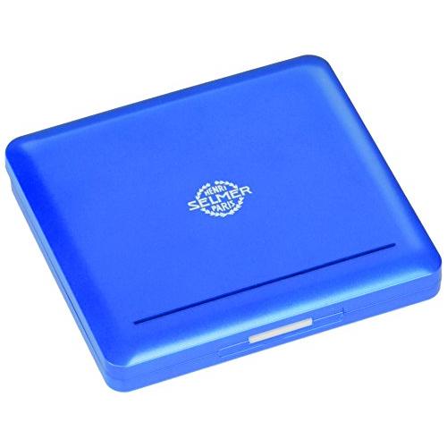 (未使用･未開封品)　ノナカ テナーサクソフォン・バスクラリネット用 プラスチック製リードケース セルマーロゴ入り 10枚用 カラー:オーシャンブルー 60wa65s ノナカ テナーサクソフォン・バスクラリネット用 プラスチック製リード