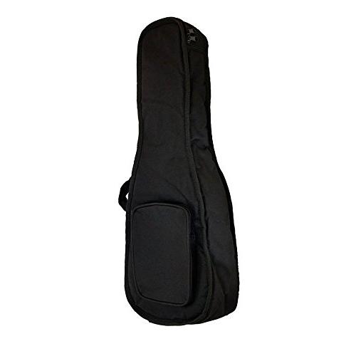 【KIWAYA】 ソプラノ用 ウクレレソフトケース 5-S (ソプラノロングネック パイナップル ひょうたん型対応 ショルダー付) | 