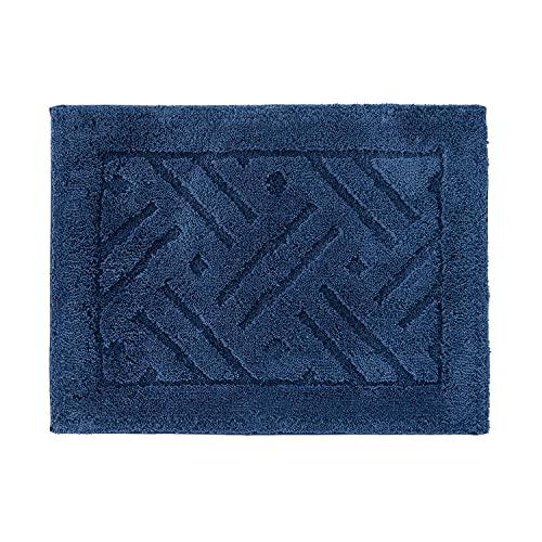 オカ(OKA) 乾度良好リッカ バスマット 約45cm×60cm ネイビー (吸水 速乾 洗える 大判 かんどーくん) | 