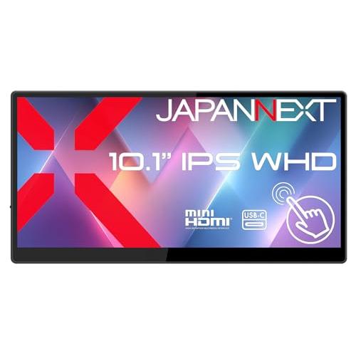 JAPANNEXT 10.1インチ IPSパネル搭載 10点マルチタッチ対応 ワイドHD