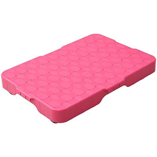 [山善] 家庭用平台車 28.5×41cm 耐荷重50kg 軽量0.8kg 連結機能 ローズピンク ホームキャリーライト HCL-E38(RP) | 