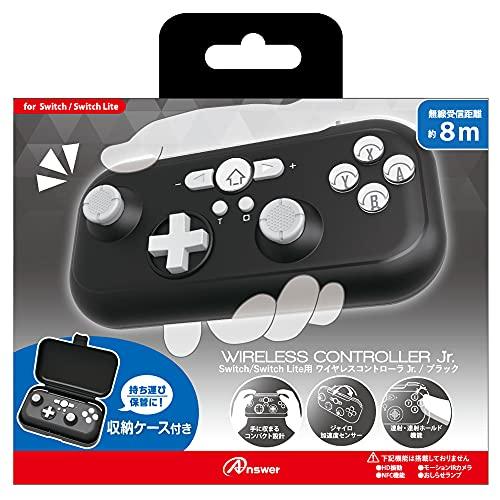 アンサー Switch/Switch Lite用ワイヤレスコントローラ Jr. ブラック