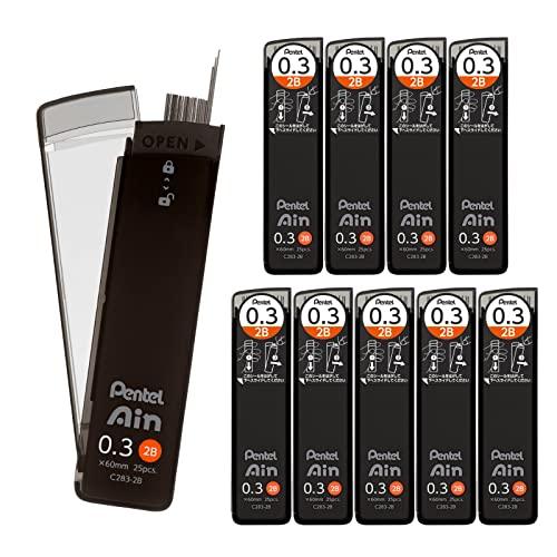 ぺんてる シャープ芯 ぺんてるアイン 0.3mm 2B 10個 C283-2B | 