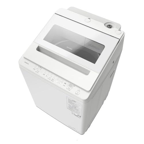 日立 洗濯機 洗濯8kg BW-V80K W ホワイト ビートウォッシュ 本体幅57cm