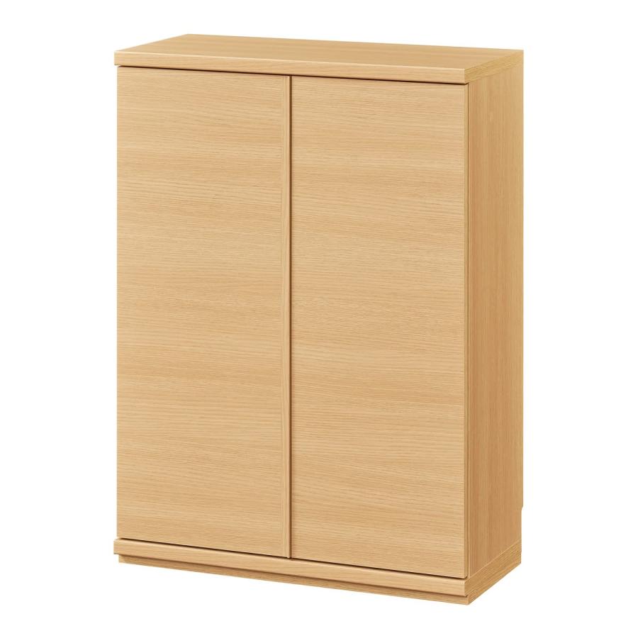 白井産業 カウンター下収納 ラック 扉タイプ キャビネット 木製