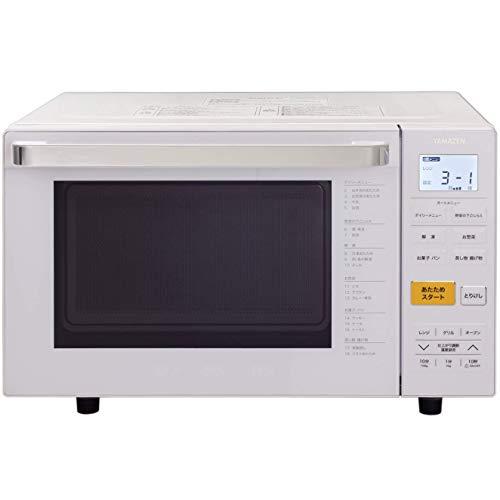 山善] オーブンレンジ 18L フラットタイプ ワンタッチメニュー搭載 角  