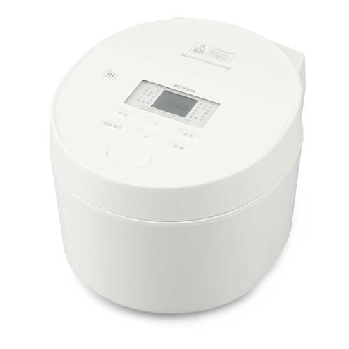 アイリスオーヤマ 炊飯器 5.5合 一人暮らし IH式 50銘柄炊き分け 早炊き25分 RC-ISA50-W ホワイト | 