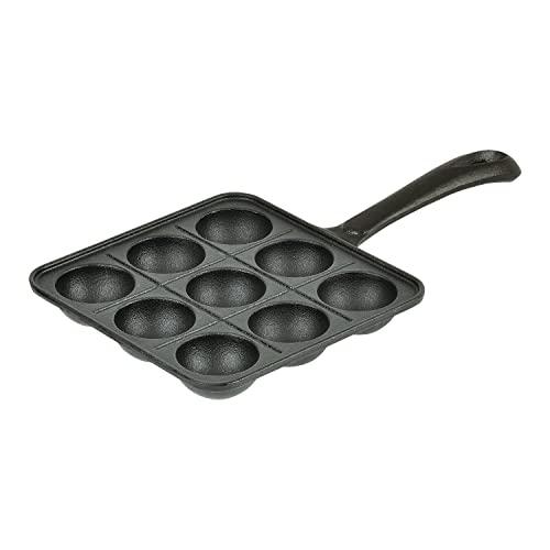 パール金属 たこ焼きプレート 9穴 鉄鋳物 ガス火専用 スプラウト HB-6216 | 