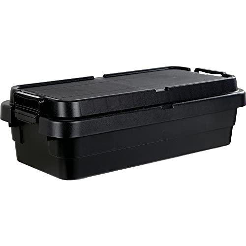 トラスコ中山(TRUSCO) トランクカーゴ フラット天板仕様 浅型 40L 黒 BLKCFL-70 | 
