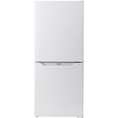 [山善] 冷蔵庫 幅47.4cm 106L 右開き YFR-D111(W) ホワイト 一人暮らし 2ドア 静音 省エネ 耐熱天板 | 