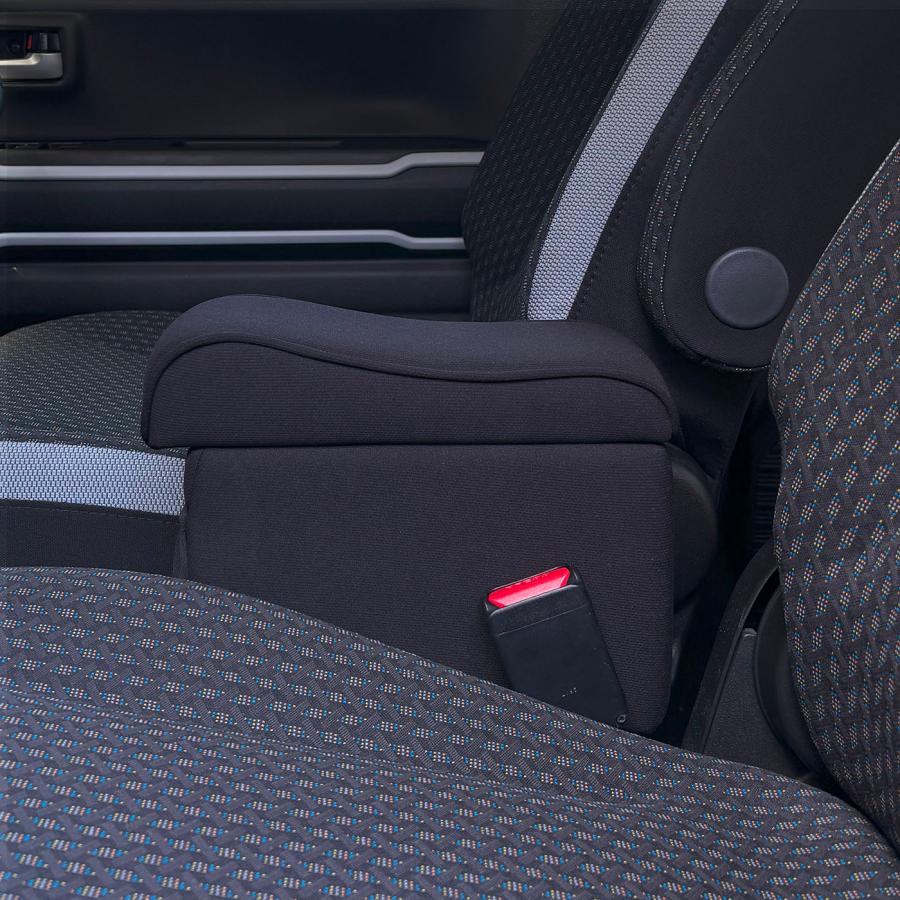 NEW軽ニットアームレスト A-121 軽自動車 コンパクトカー 汎用 アームレスト コンソール 肘掛け シーエー産商 | シーエー産商 | 01