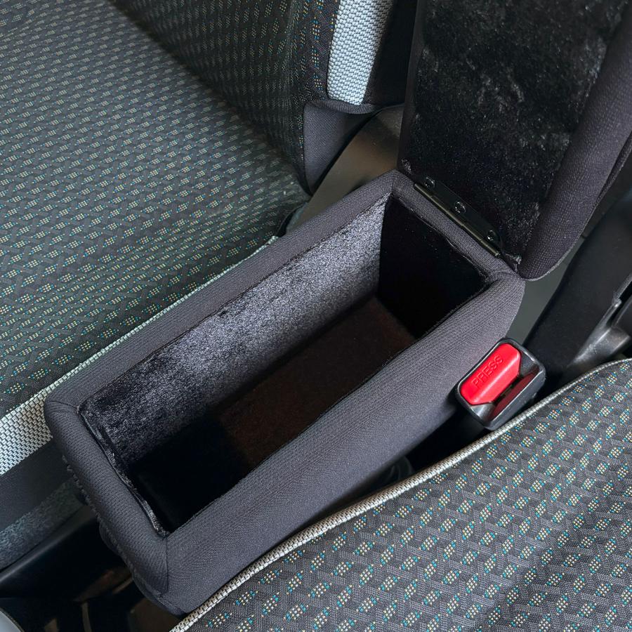 NEW軽ニットアームレスト A-121 軽自動車 コンパクトカー 汎用 アームレスト コンソール 肘掛け シーエー産商 | シーエー産商 | 02