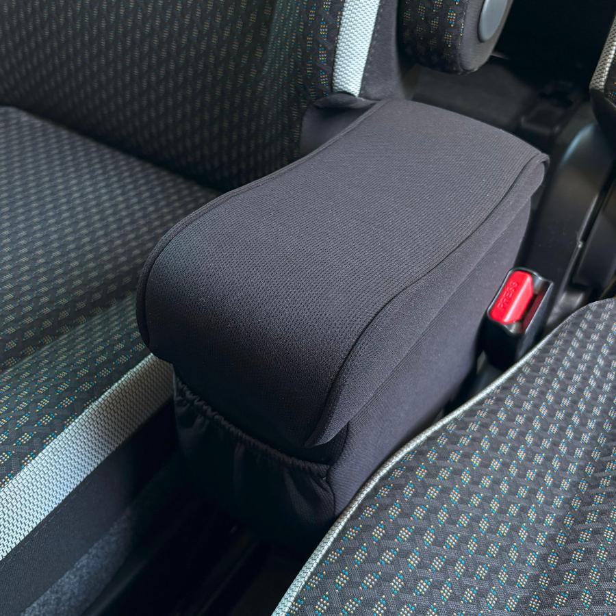 NEW軽ニットアームレスト A-121 軽自動車 コンパクトカー 汎用 アームレスト コンソール 肘掛け シーエー産商 | シーエー産商 | 03