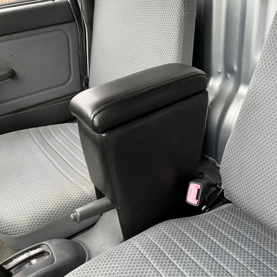 ルドクロ 軽自動車用 アームレスト 汎用 A-325 簡単装着 肘掛け シーエー産商 ミライース アトレー | シーエー産商 | 12