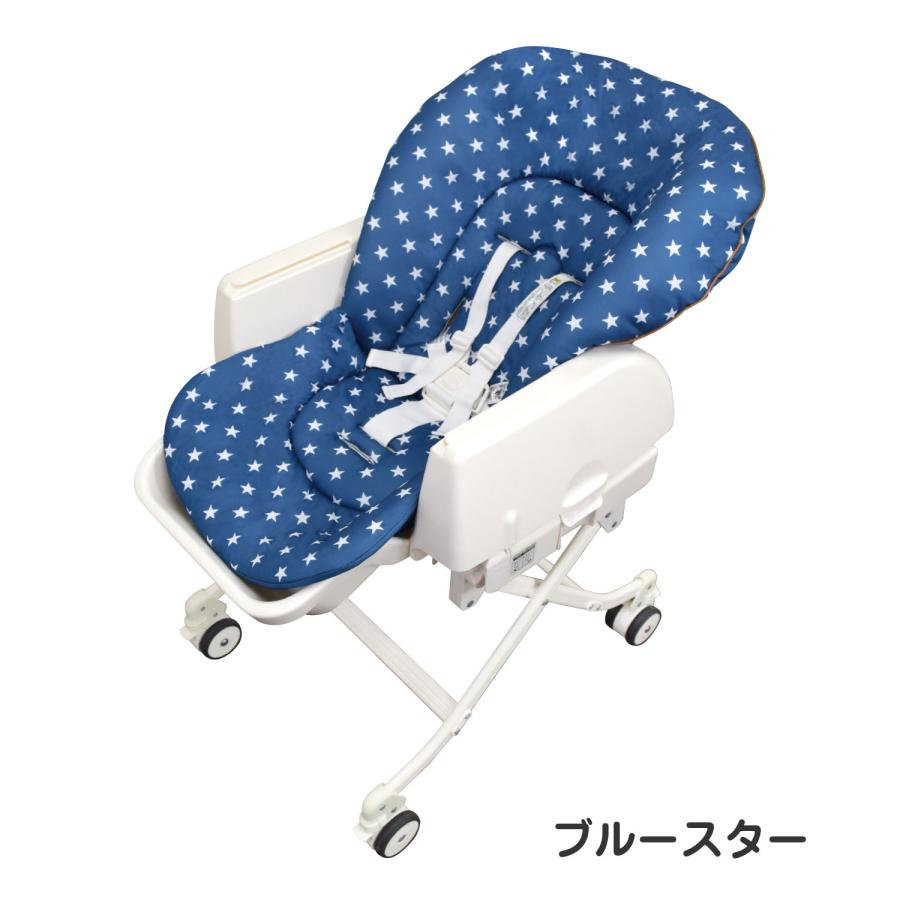 ベビーラック用シートクッション グレーボーダー 簡単取付 孫 プレゼント シーエー産商 |  | 02