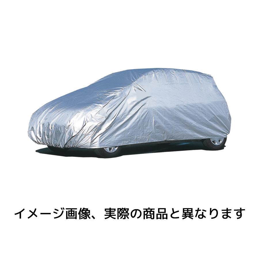 シルバーボディーカバー ワゴン用 サイズ：全長4300〜4600mm LN-24 車体カバー 車カバー カーカバー シーエー産商 | シーエー産商 | 03