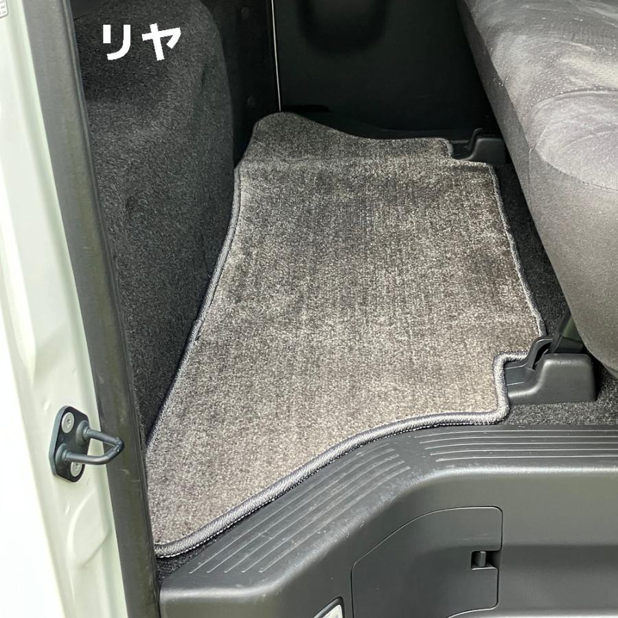 200系ハイエース専用マット ３点セット グレー M-659 フロアマット カーマット シーエー産商 | シーエー産商 | 07