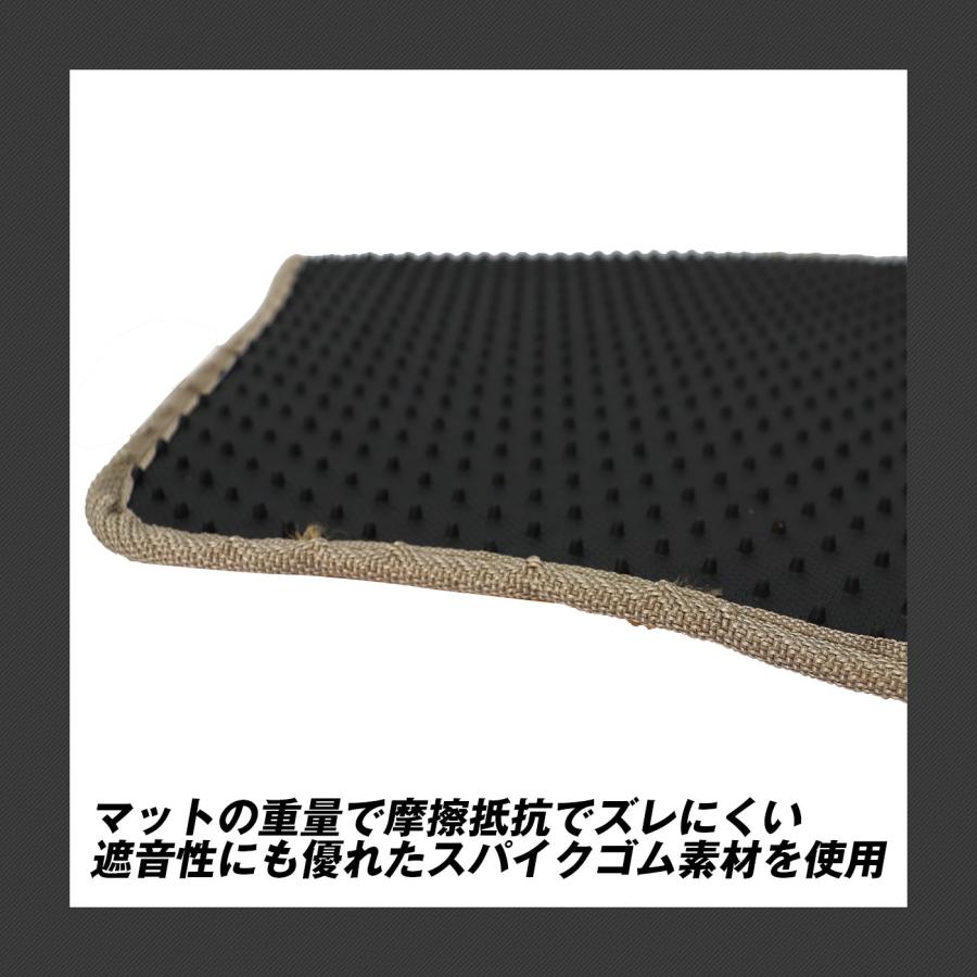 200系ハイエース専用マット シャギー ３点セット ブラウン M-949 フロアマット カーマット シーエー産商 | シーエー産商 | 03