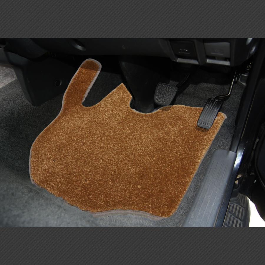 200系ハイエース専用マット シャギー ３点セット ブラウン M-949 フロアマット カーマット シーエー産商 | シーエー産商 | 04