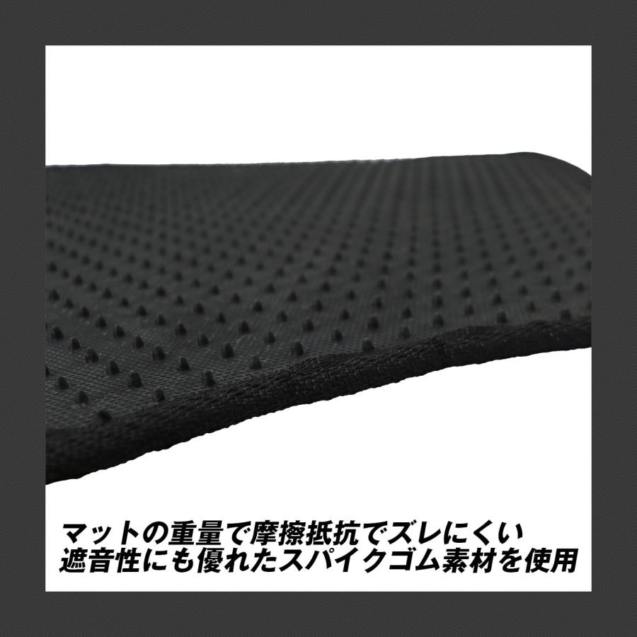 200系ハイエース専用マット シャギー ３点セット ブラック M-950 フロアマット カーマット シーエー産商 | シーエー産商 | 03