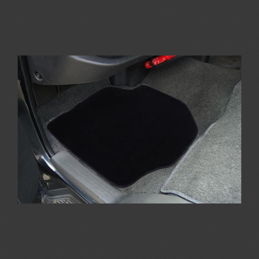 200系ハイエース専用マット シャギー ３点セット ブラック M-950 フロアマット カーマット シーエー産商 | シーエー産商 | 05