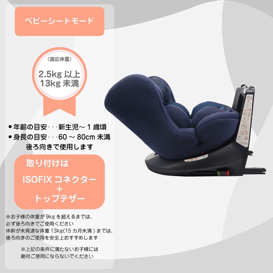 マムズキャリー MCアイターンFIXロング 回転式 新生児