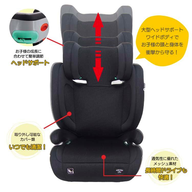 マムズキャリーハイバックジュニアシートISOFIX