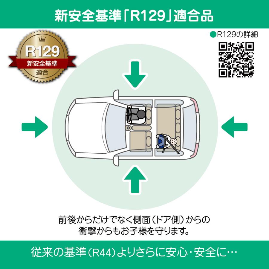 マムズキャリー MCメイティブースターFIX 125cm〜150cm isofix ブースター R129 簡単取付 |  | 01